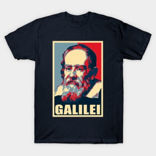 Galileo Galilei Propaganda Poster Pop Art T-Shirt